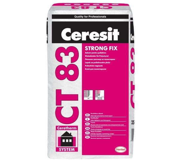Ceresit CT 83 за фиксиране на EPS плоскости