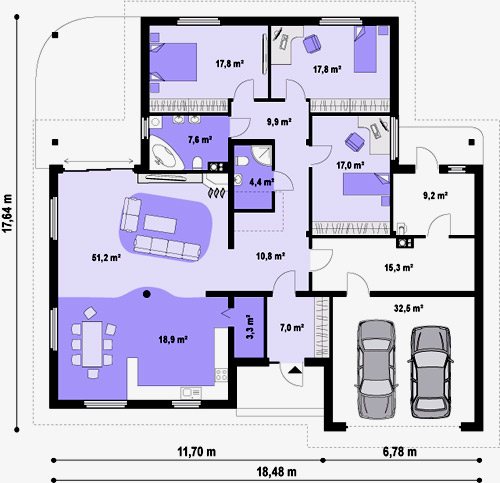 къща с камина