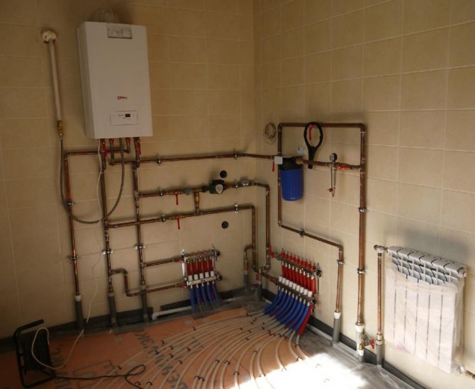 Двуконтурна отоплителна система