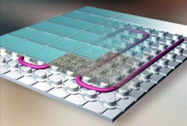 Екструдирана полистиролова пяна за подово отопление