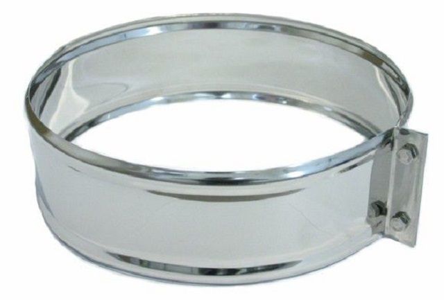 Скоба за сигурно фиксиране на тръбните съединения