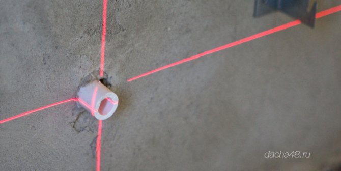 Използване на лазерно ниво при инсталиране на радиатор