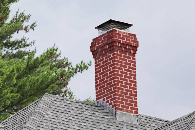 коя тухла е по-добре да сгънете тръбата на покрива