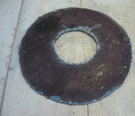 Изрязах дъното от стомана