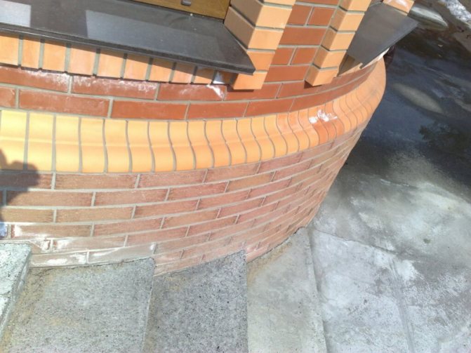 Как се полагат тухли върху фундамент