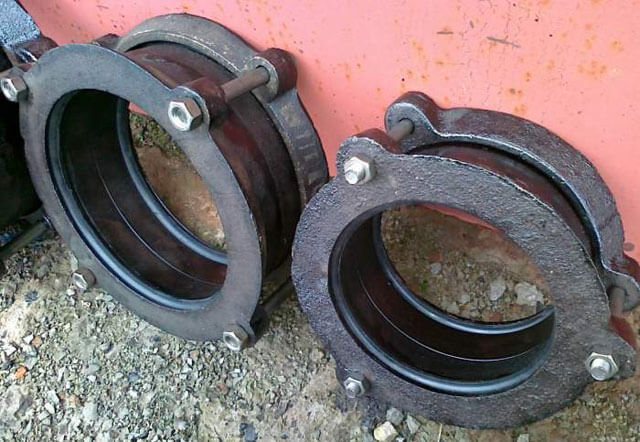 как да свържете азбестова тръба с метал