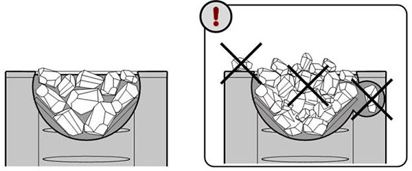 Как се поставят камъни в печката