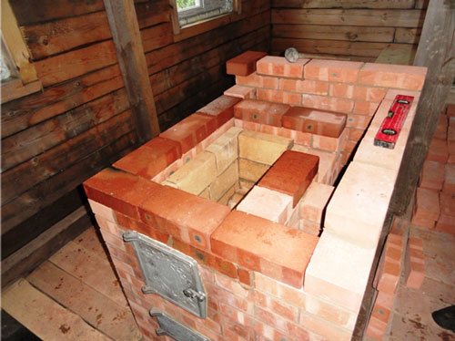 Тухлената зидария не изисква никакви преработки.