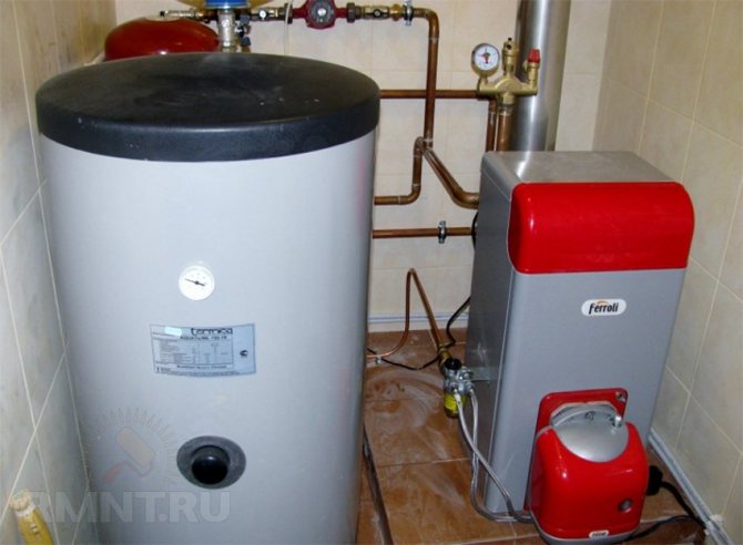 Колоните са водогрейни