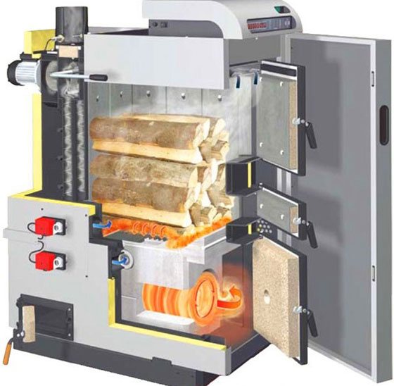 Колоните са водогрейни