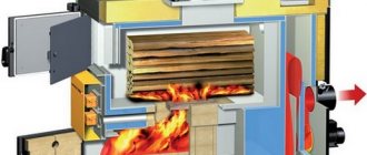 Котел с долна горивна камера