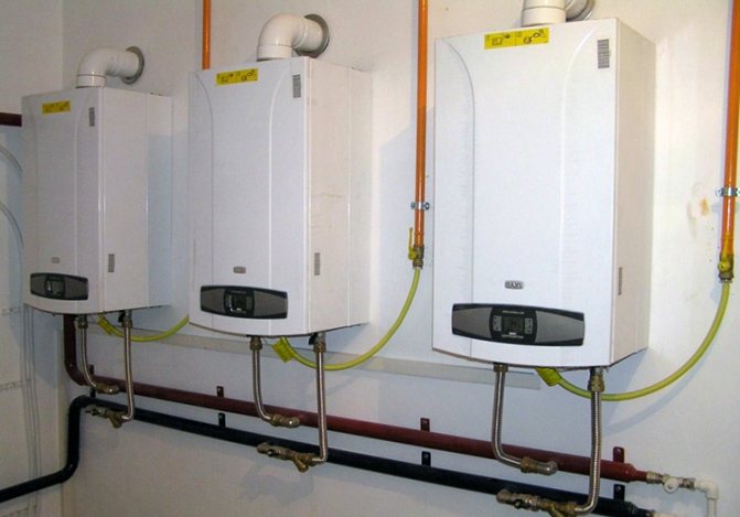 котли на стената