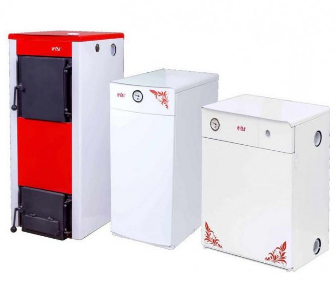 Линии на газови котли Огнище