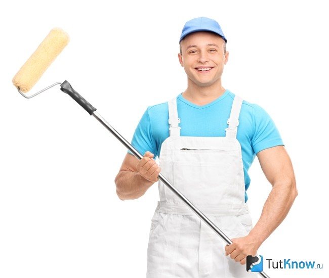 Боядисваща ролка с телескопична дръжка