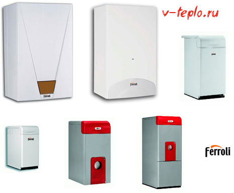 Моделна гама котли Ferroli