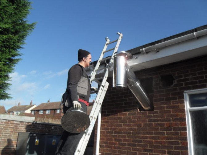 Монтаж на изпускателната тръба