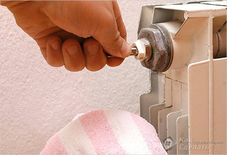 Трябва да изтече въздух от батерията