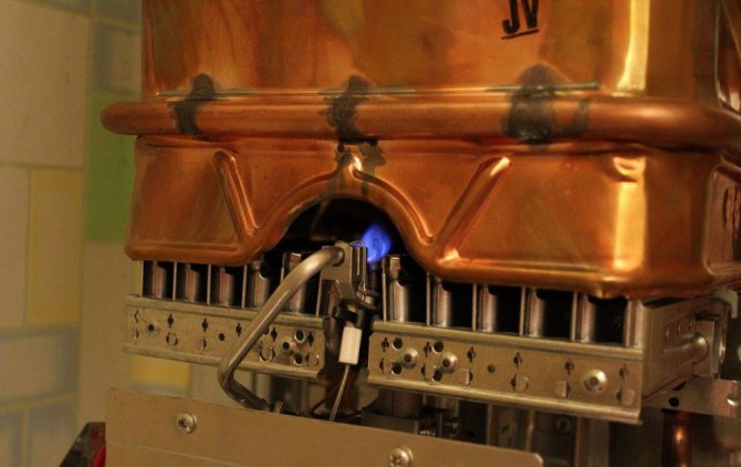 Образуване на котлен камък в газовия бойлер