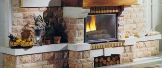 Декорация на камина