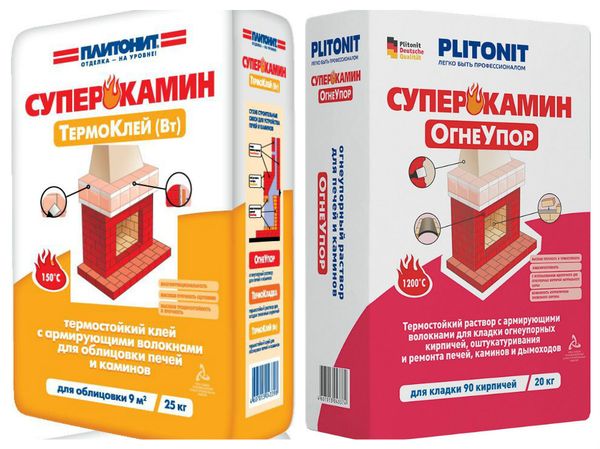 Плитонит Суперкамин горещо лепило