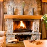 Пример за открита камина