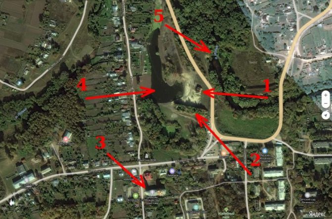 Местоположение на обектите