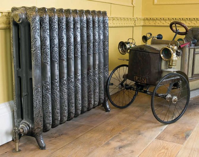 ретро батерия чугун цена