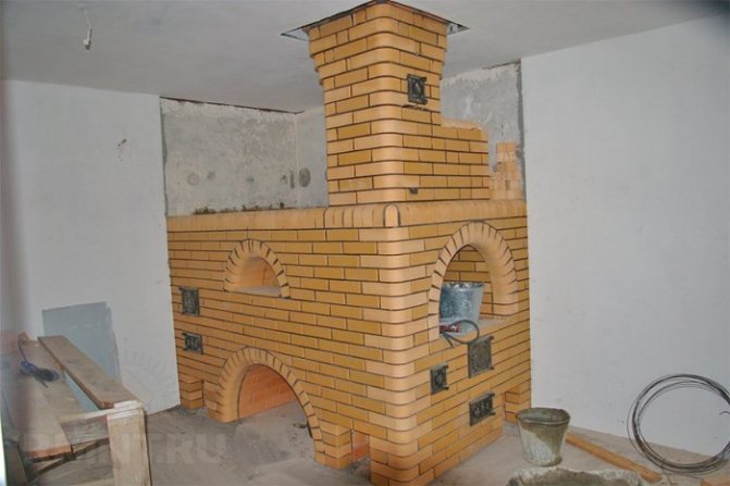 Направи си сам руска печка: чертежи и поръчка (Снимка)
