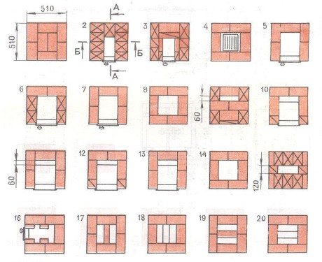схема за зидария