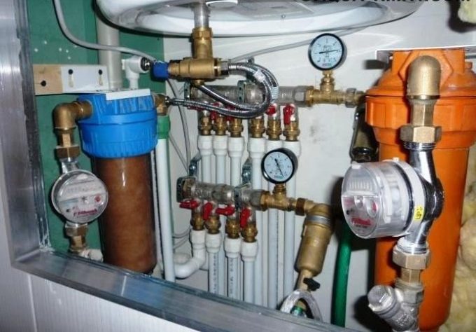 Разпределение на тръбите с колектор