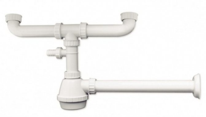 сифони за кухненски мивки с преливник