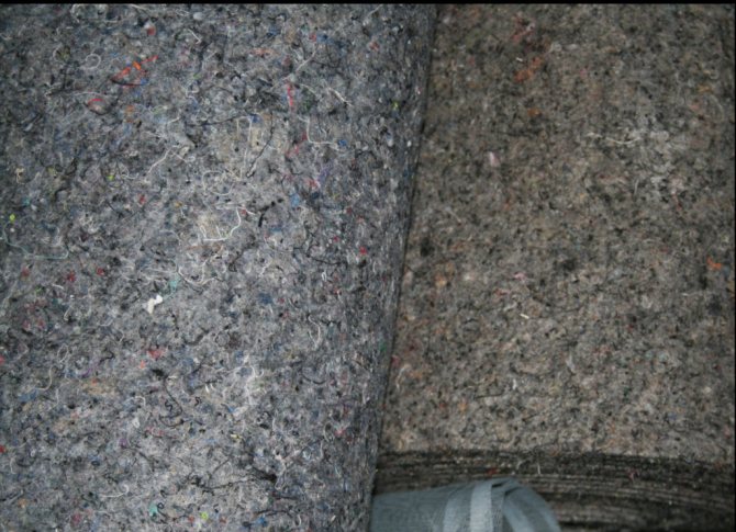 Технически груб вълнен филц