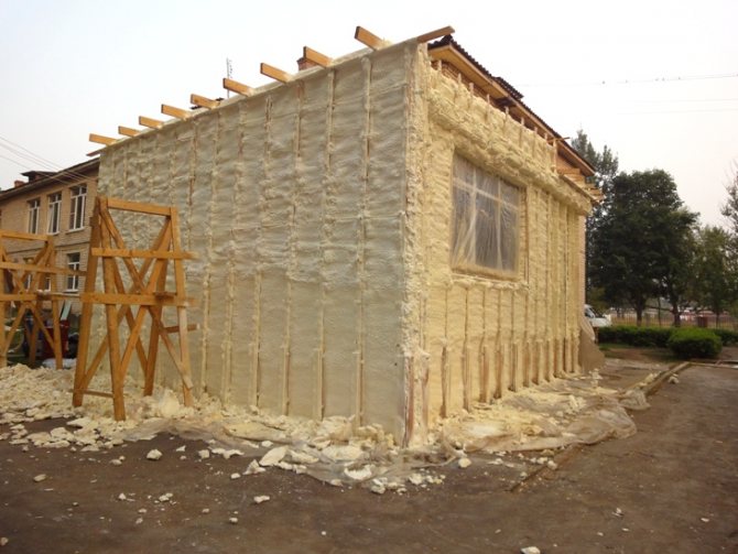 Топлоизолация с полиуретанова пяна