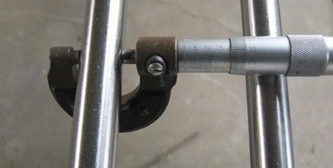 Таблица с диаметри на тръби от неръждаема стомана