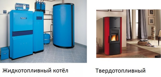 Котел на твърдо и течно гориво в къщата