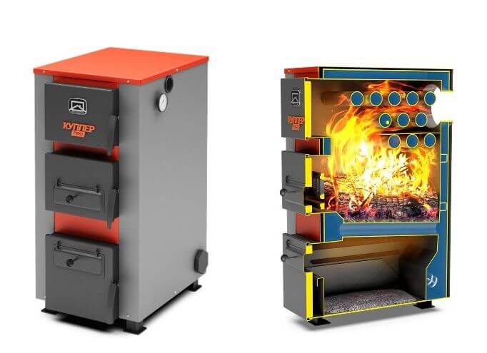 котел за отопление на твърдо гориво Teplodar Kupper pro за частна къща