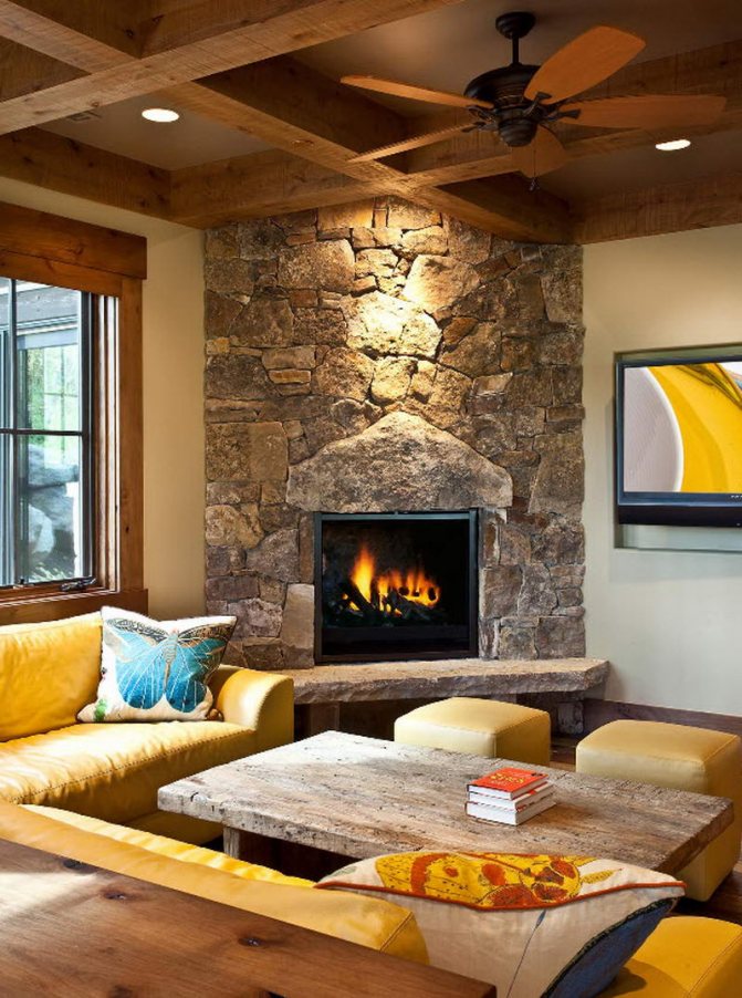 Ъглова камина