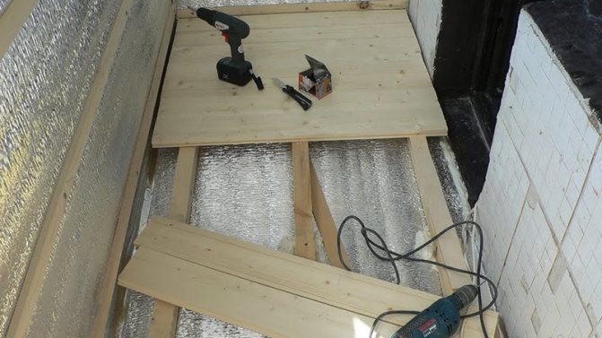 Направи си сам лоджия изолация