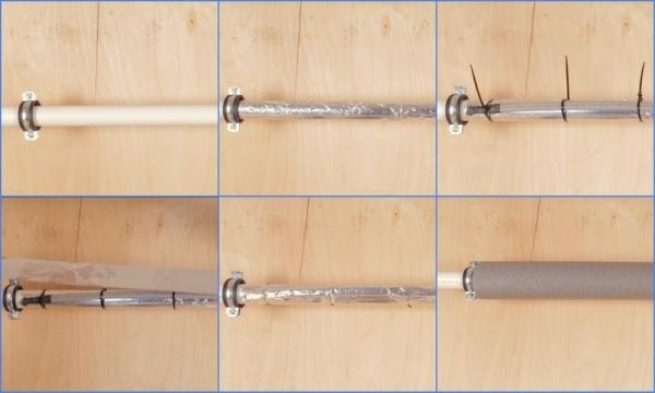 Направи си сам изолацията на водопроводната тръба в земята