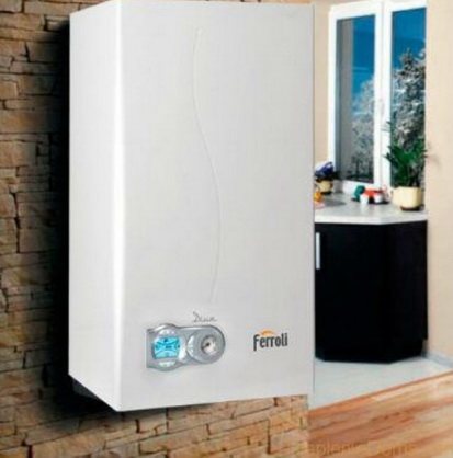 В стаята има фероли котел