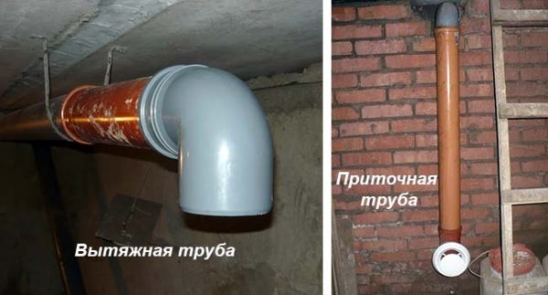 Вентилация в мазето на частна къща