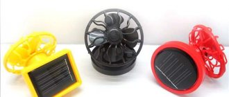 слънчев вентилатор