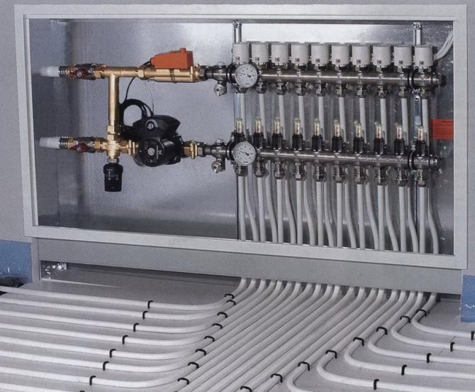 направи си сам отопление на вода на схеми на частна къща