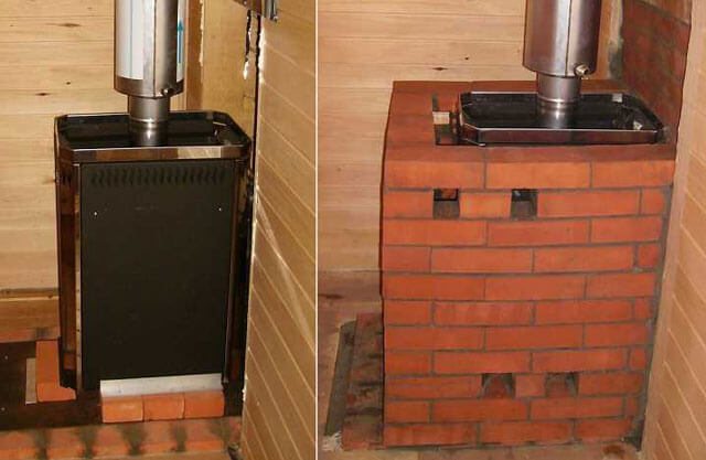 Защитен екран за фурната в парната баня