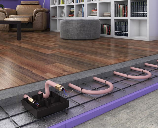 течно електрическо подово отопление