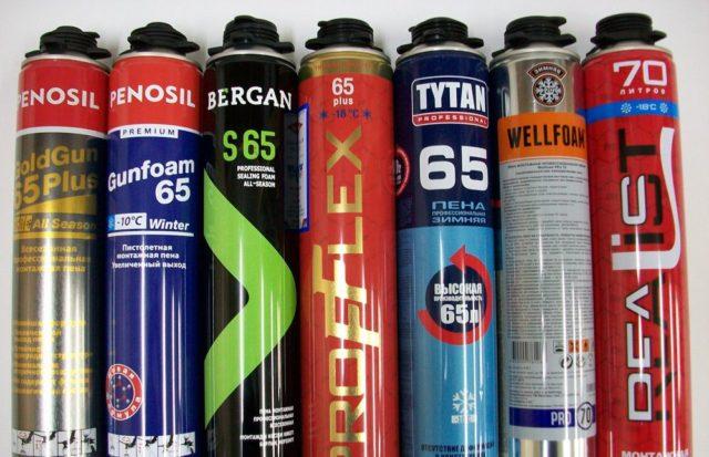 Зимна полиуретанова пяна
